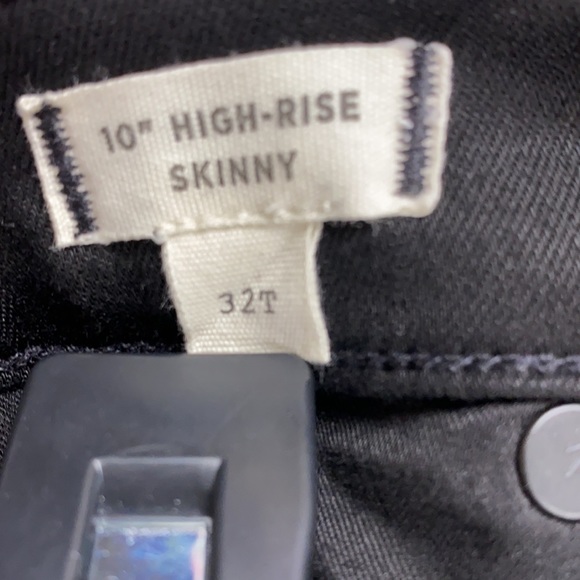 Madewell Black High Rise Skinny Stretchy Jeans New With Tags - Picture 4 of 8